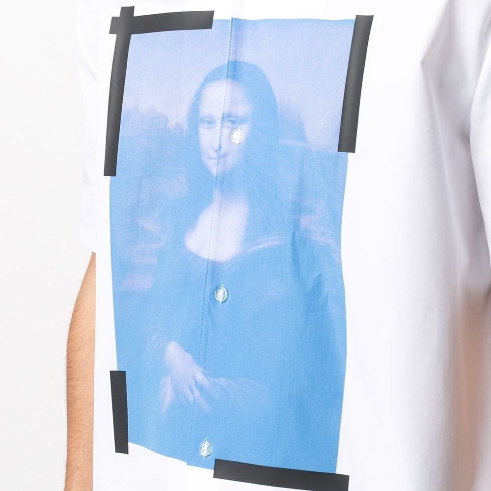 OFF-WHITE SS21 Logo Short Sleeve Shirt White