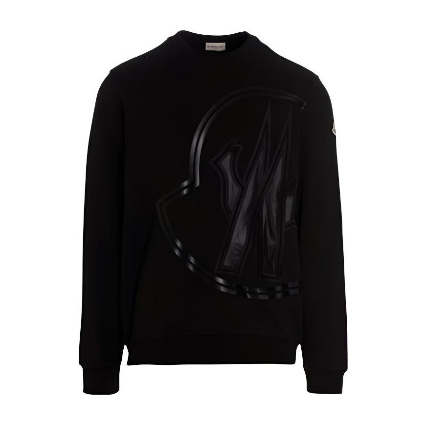 Moncler SS22 Crewneck Sweatshirt Black