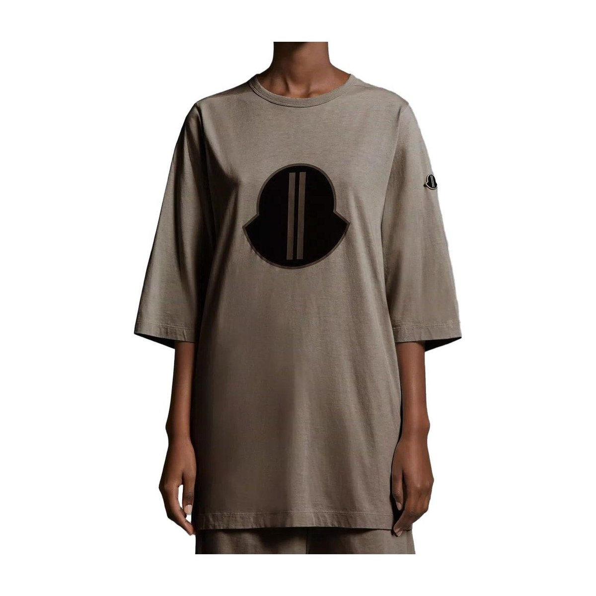 Moncler x Rick Owens FW23 Brown T-Shirt