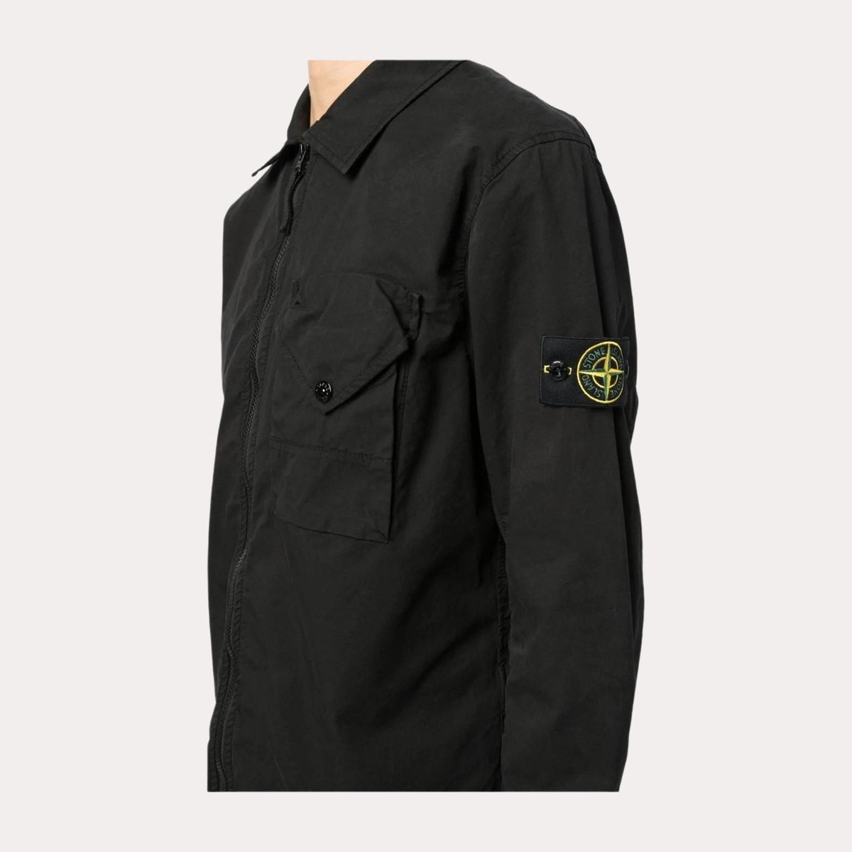 Stone Island FW23 Long Sleeve Shirt Black