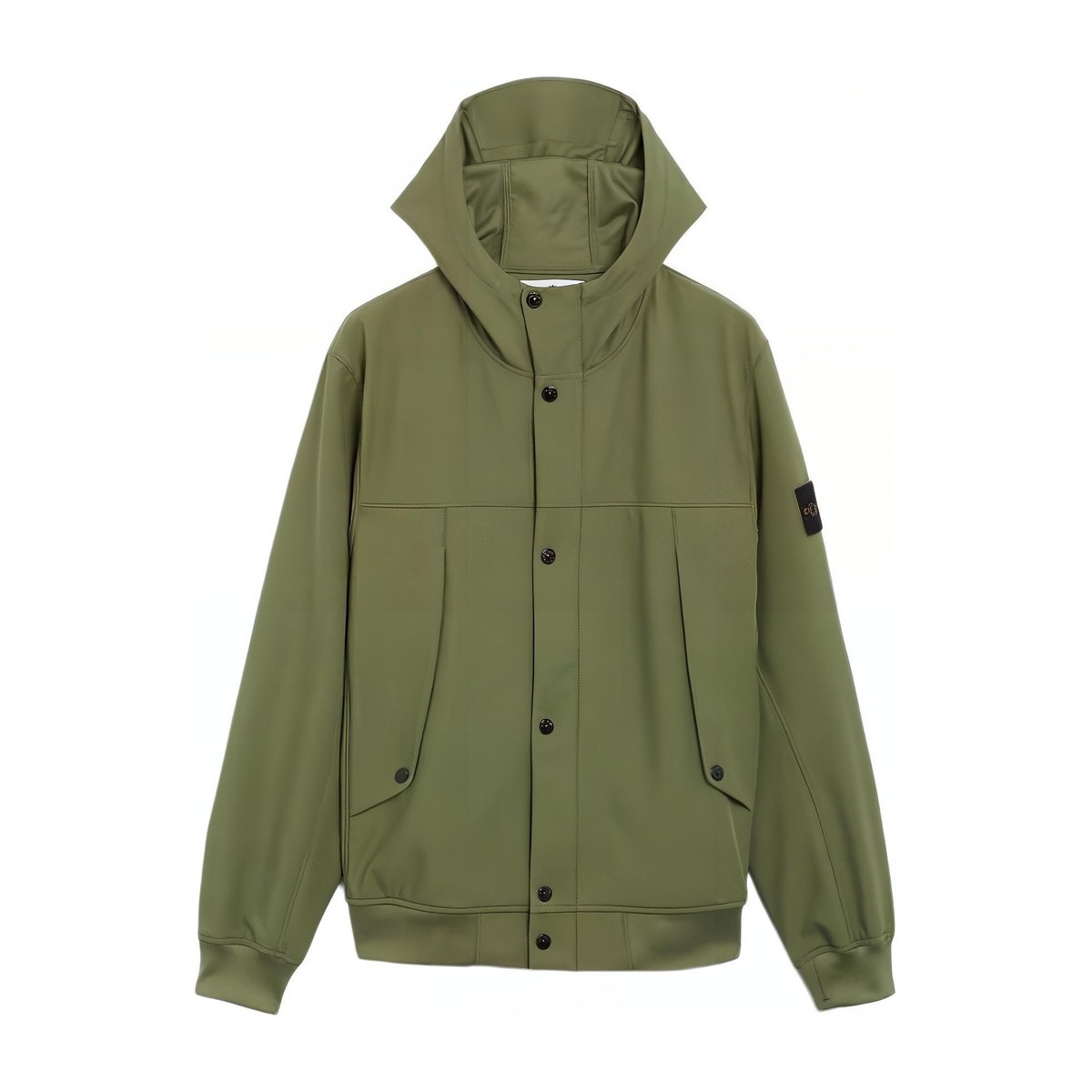 Stone Island Soft Shell Jacket Moss Green
