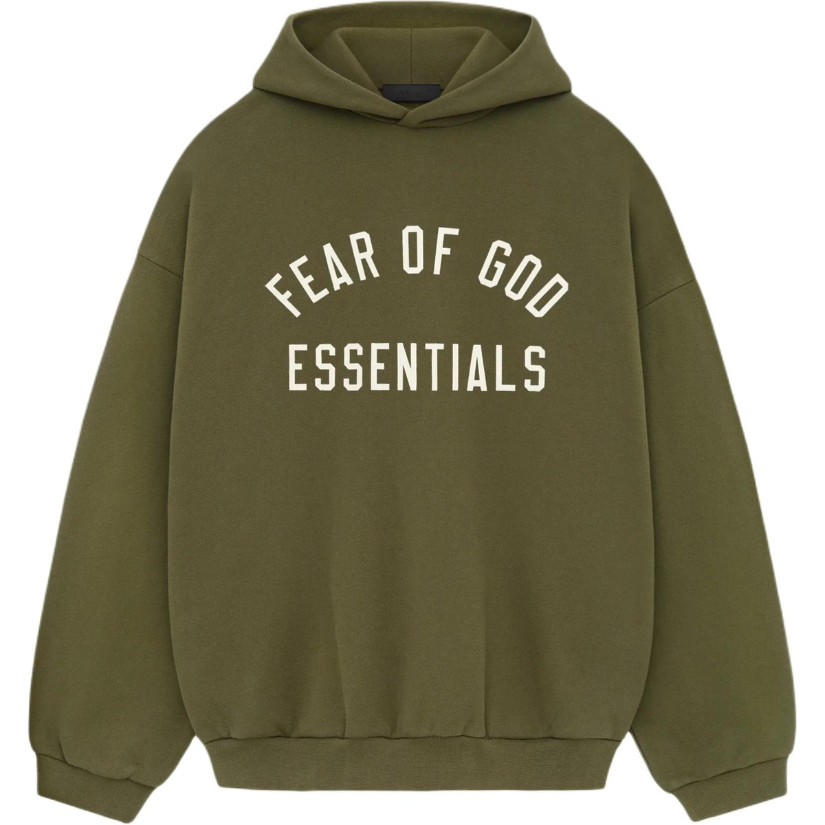 Fear of God Essentials Fleece Hoodie Military