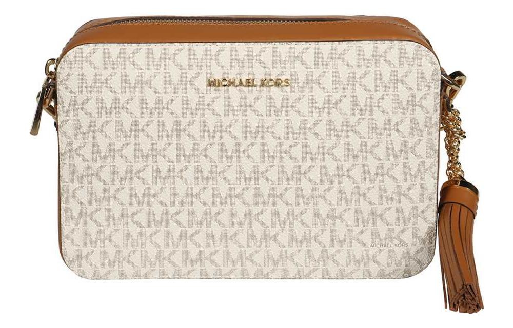 Michael Kors Jet Set Camera Bag Vanilla Brown