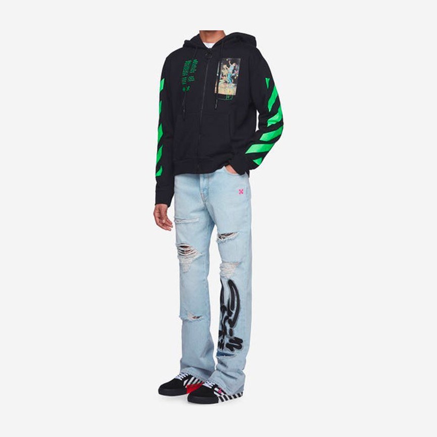 OFF-WHITE SS20 Graphic Print Hoodie