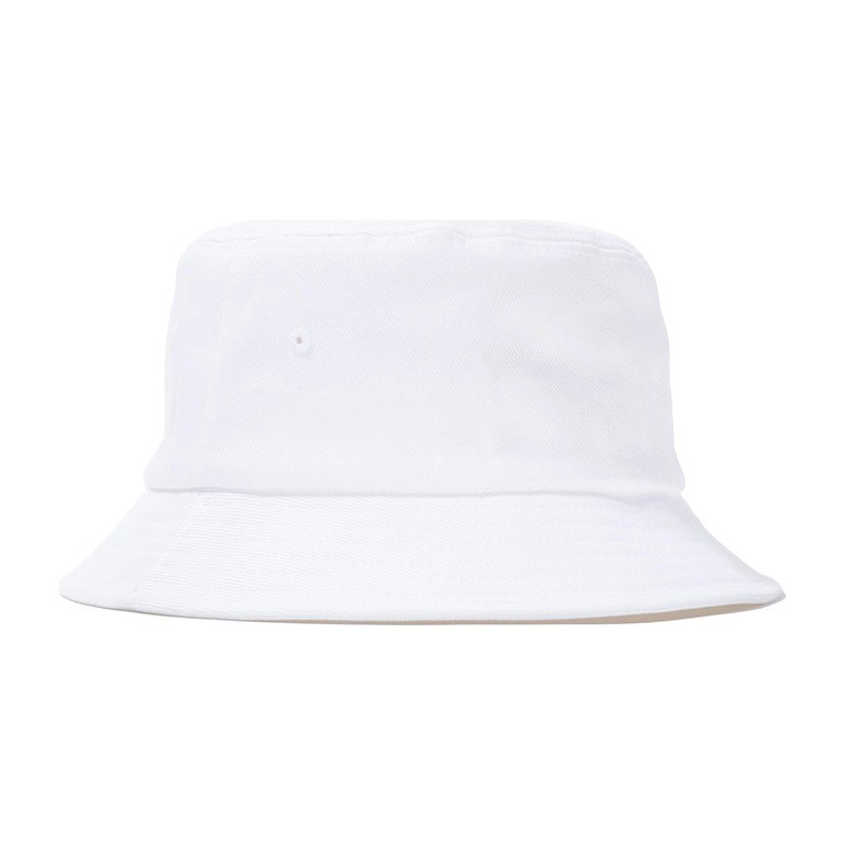 Stussy Logo Bucket Hat White