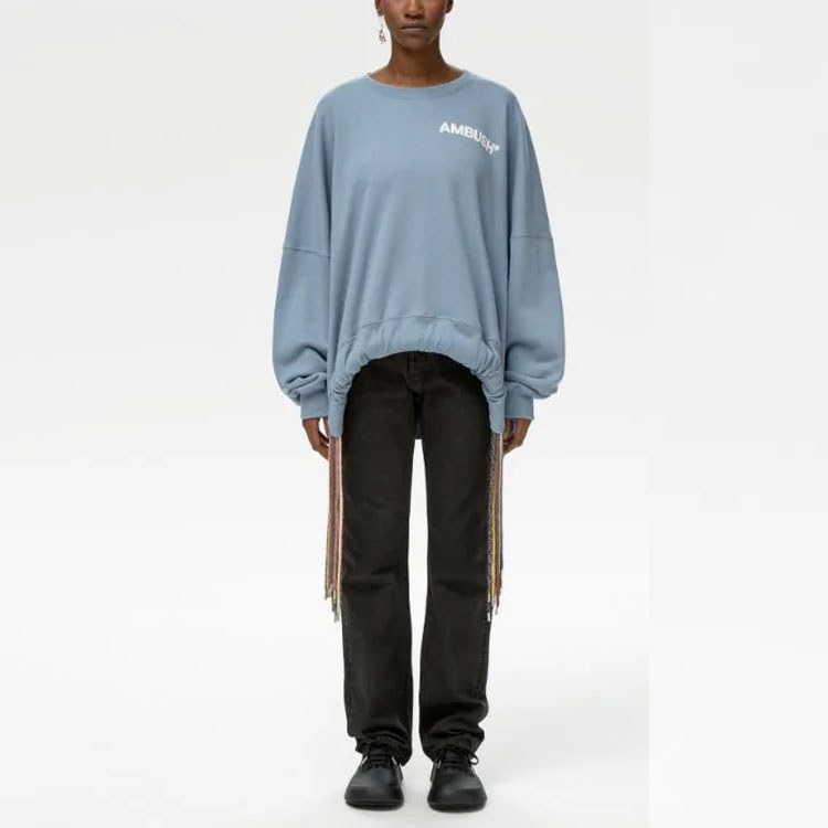 AMBUSH SS21 Crewneck Sweatshirt Blue