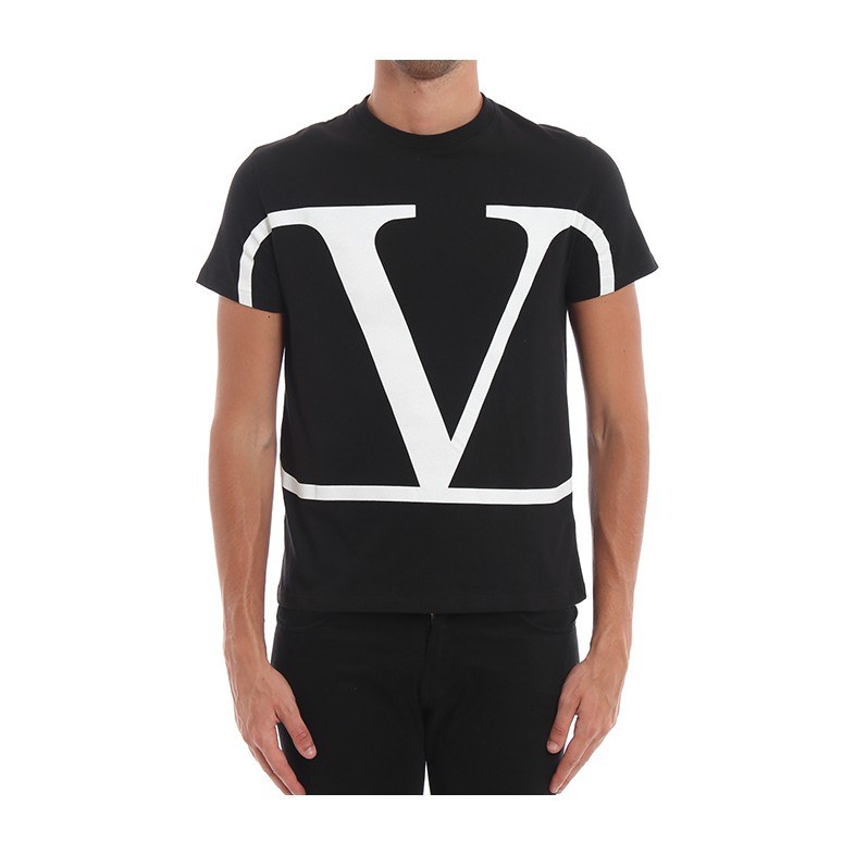 Valentino V Logo Black