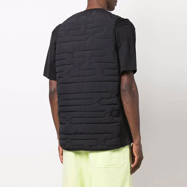 Y-3 Quilted Vest Black