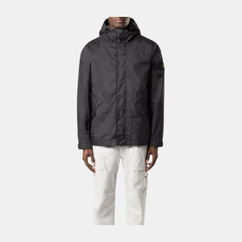 Stone Island Hoodie Jacket Black