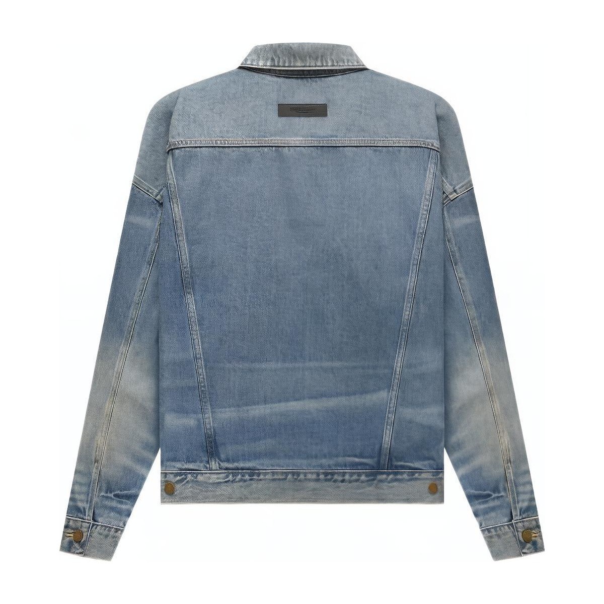 Fear of God Essentials FW22 Trucker Jacket Indigo