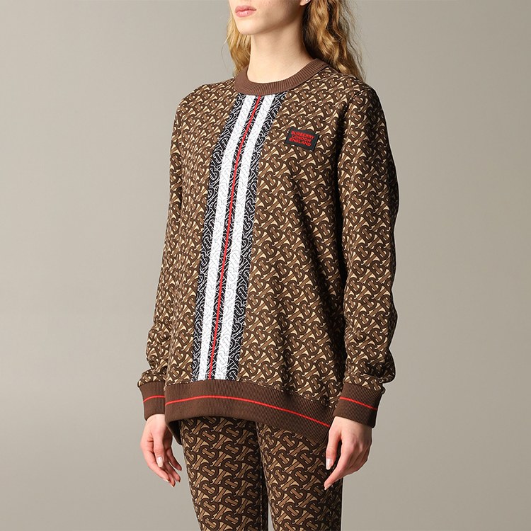 Burberry TB Monogram Sweatshirt Brown