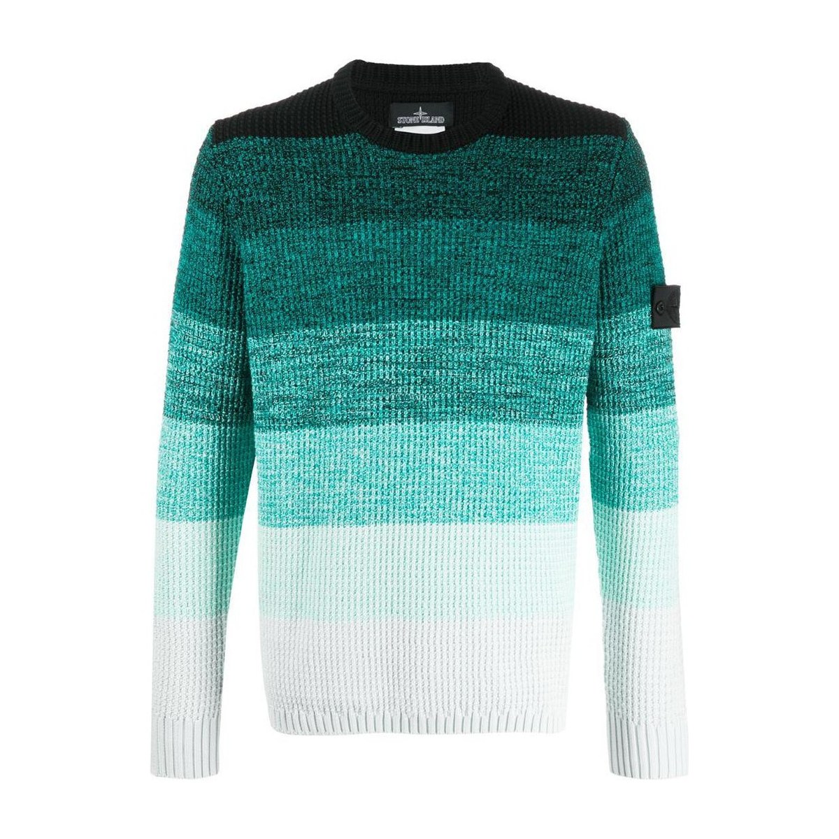 Stone Island Gradient Crewneck Knit Sweater