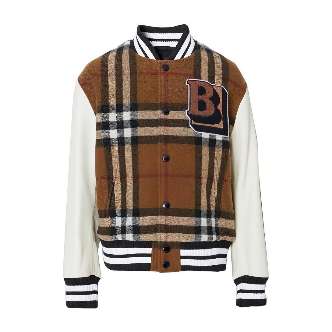 Burberry SS22 Logo Check Jacket Brown