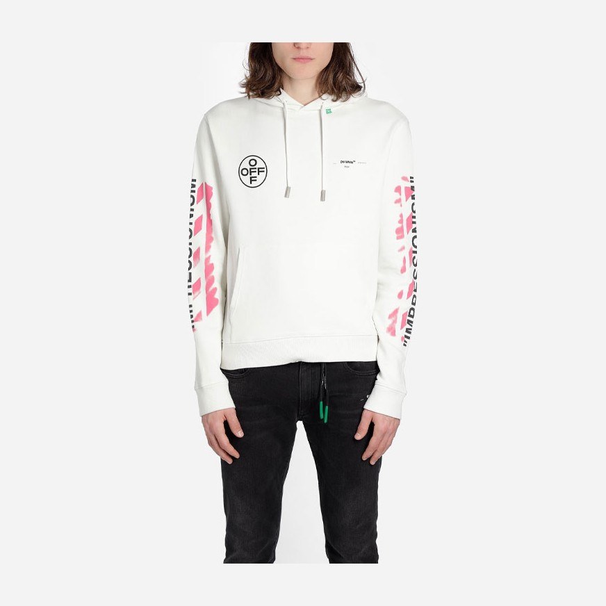 OFF-WHITE SS19 Hoodie White