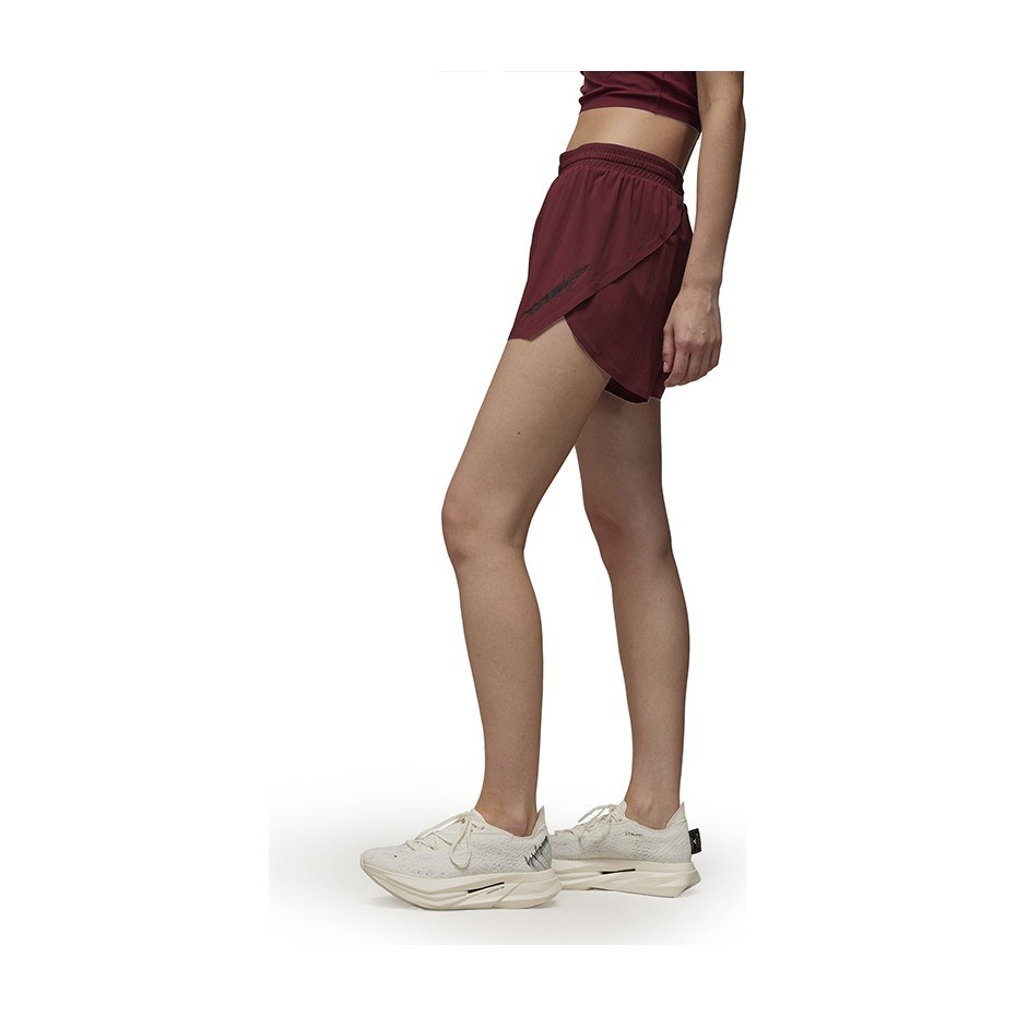 Y-3 Run Shorts Burgundy