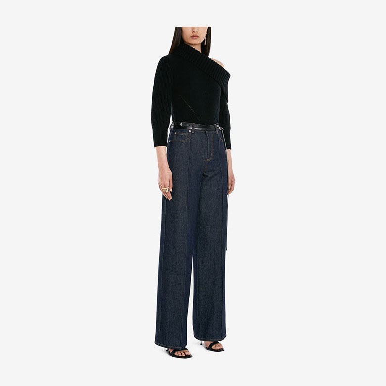 Alexander McQueen FW22 Black Wool Sweater