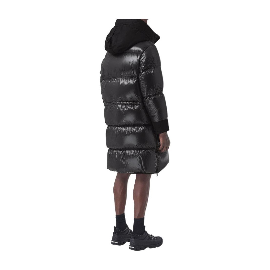 Burberry Hooded Down Jacket Black