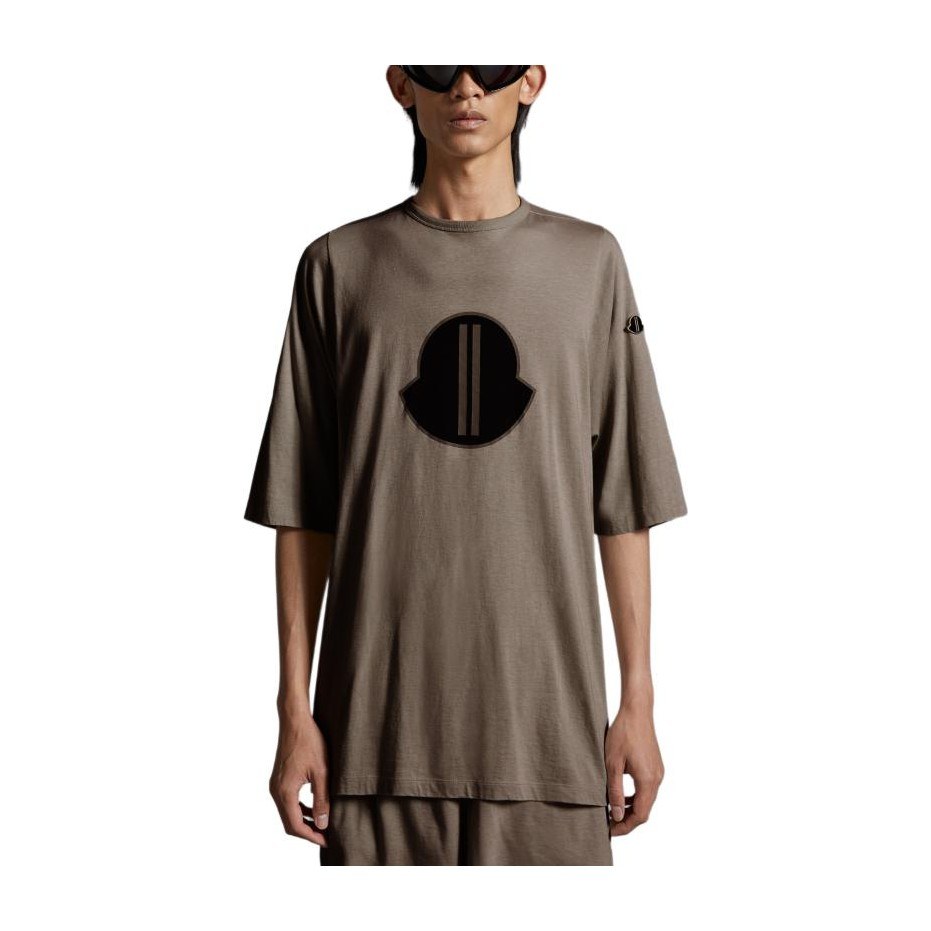 Moncler x Rick Owens FW23 Brown T-Shirt