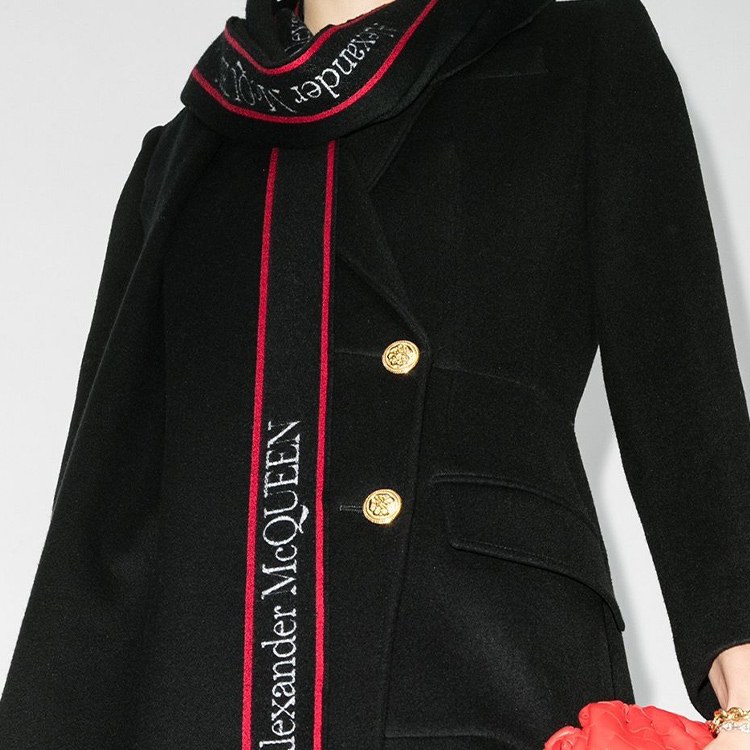 Alexander McQueen Scarf Black