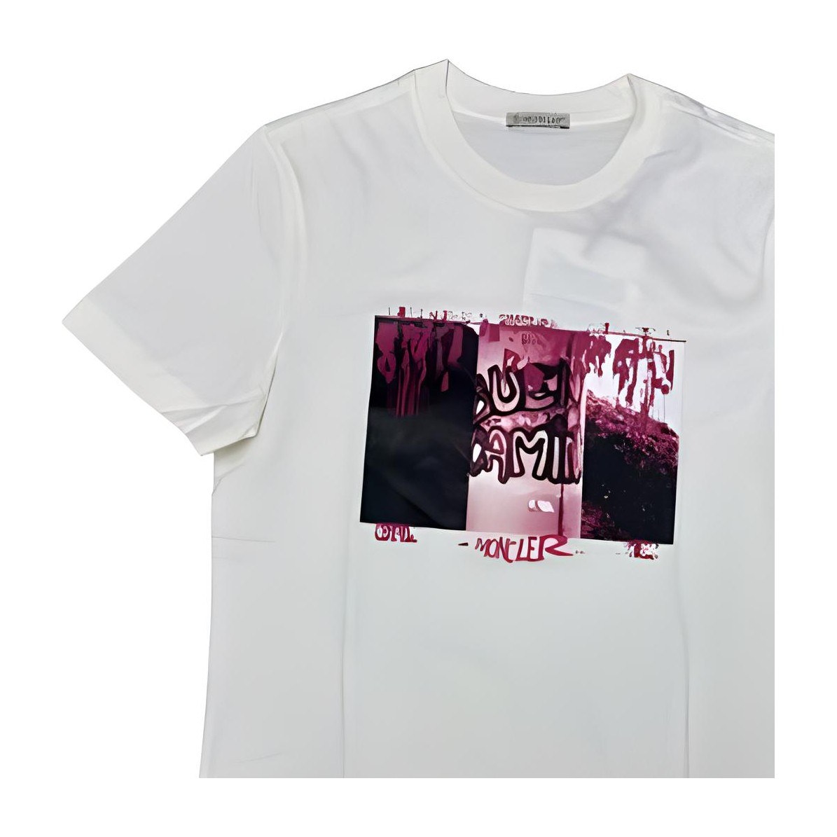 Moncler Graffiti Print T-Shirt