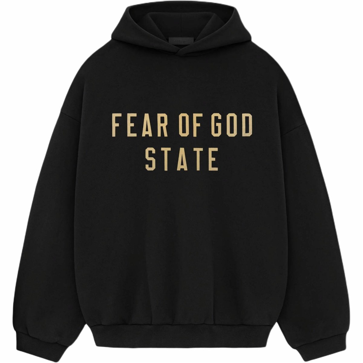 Fear of God Essentials Fleece Hoodie Obsidian Black