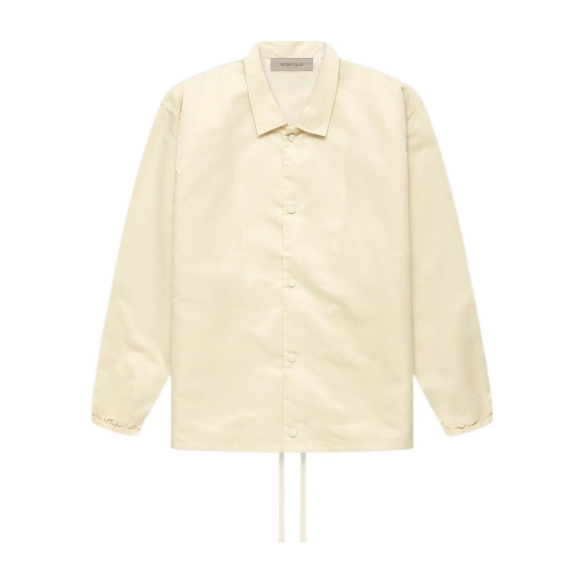 Fear of God Essentials Nylon Coaches Jacket Eggshell