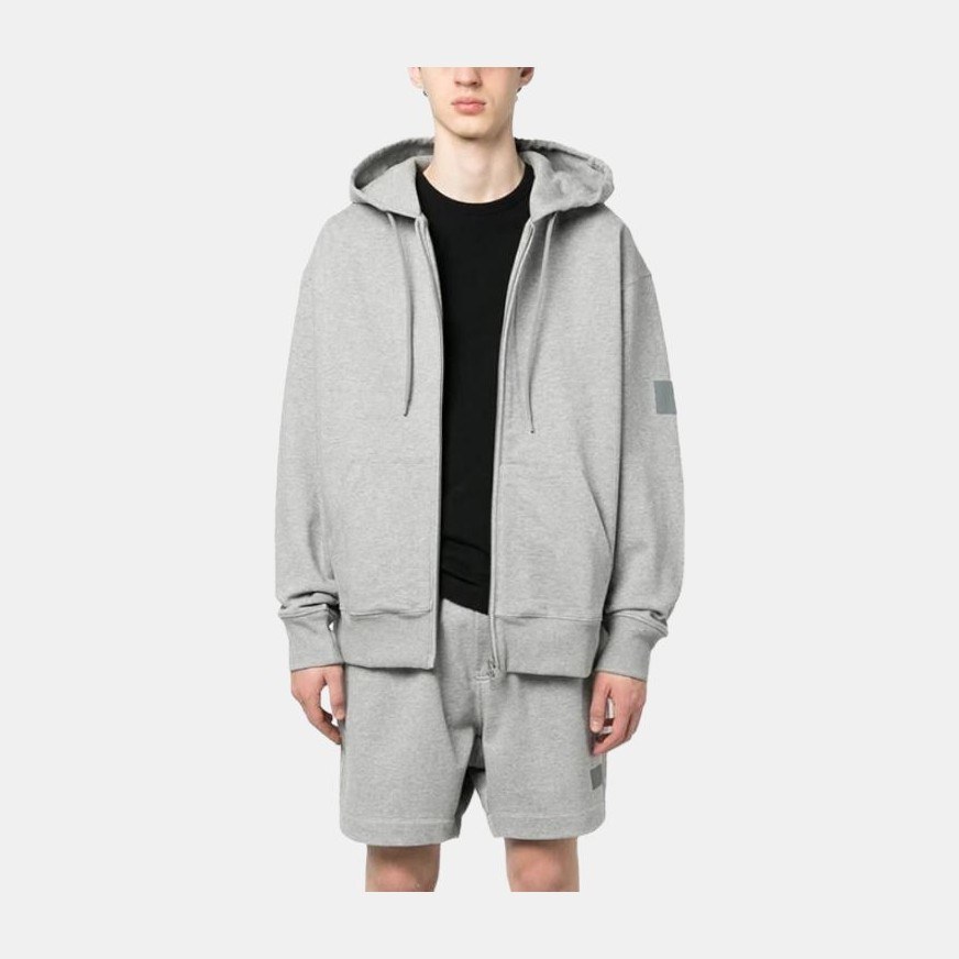 Y-3 FT Zip Hoodie Light Grey