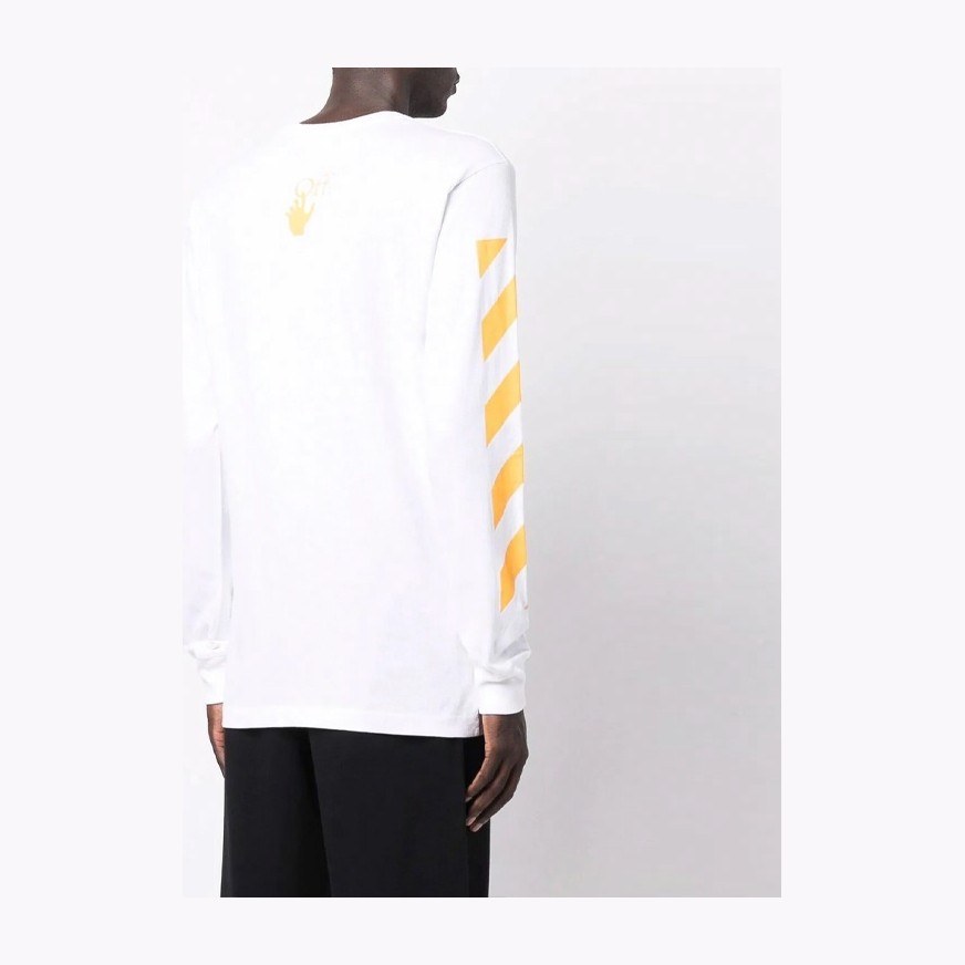 OFF-WHITE FW21 Long Sleeve Tee White