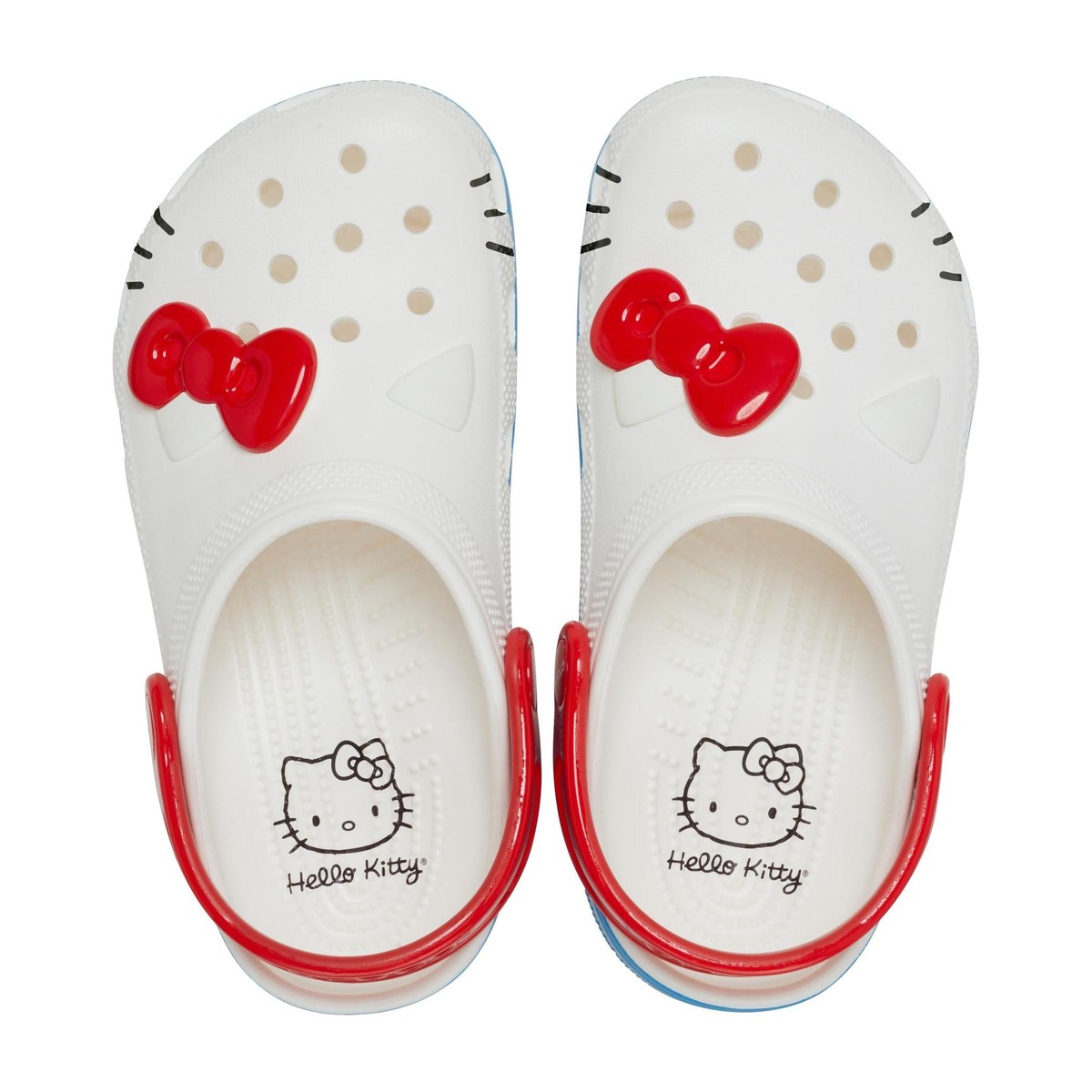 Hello Kitty x Crocs Classic Clog White Red Blue