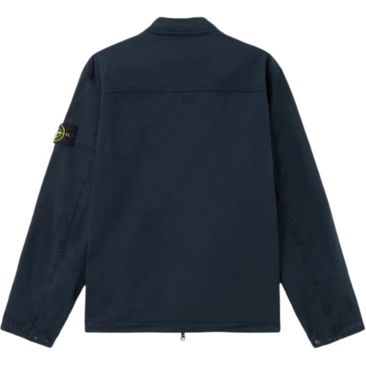 Stone Island Long Sleeve Zip Polo Shirt