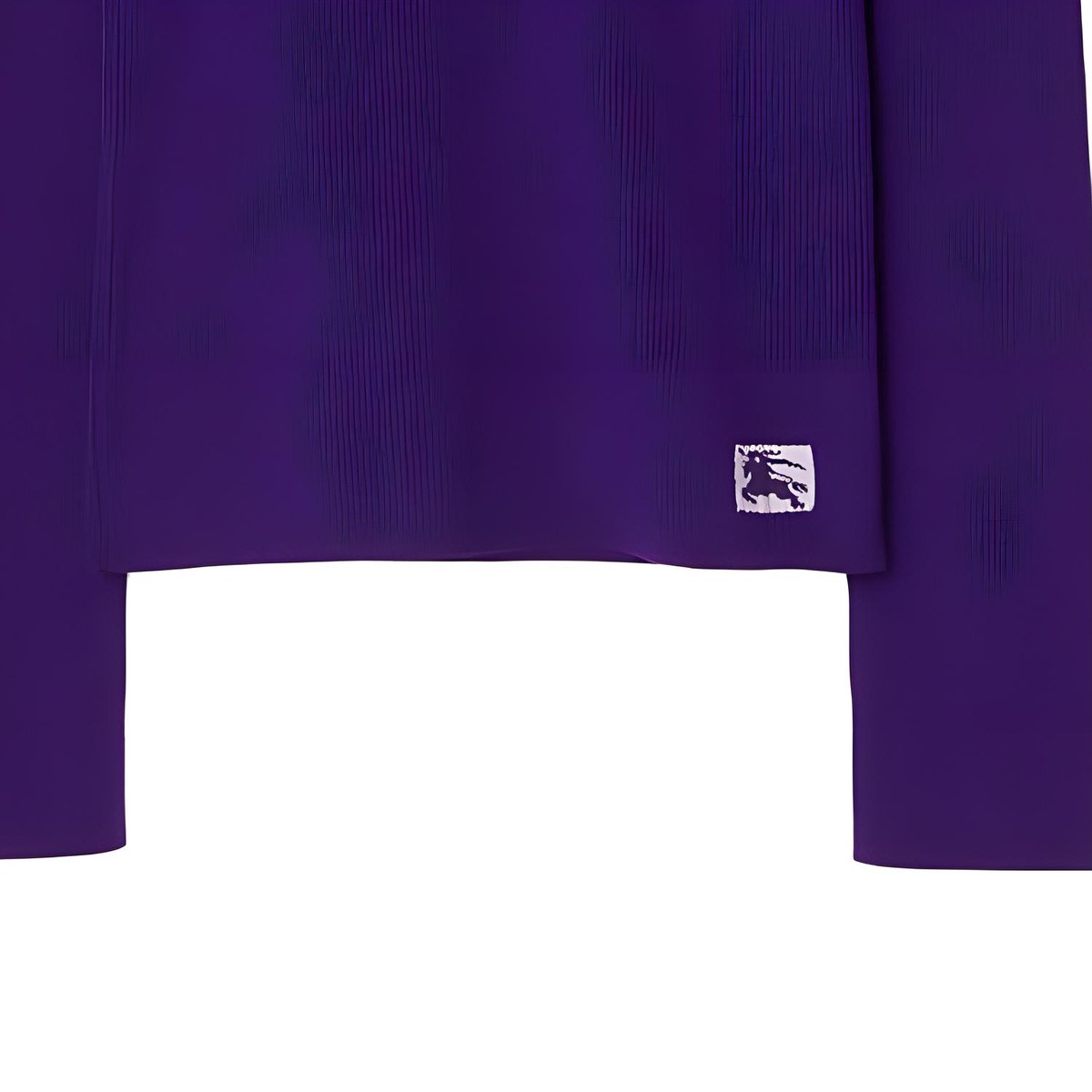 Burberry Wool Blend Sweater Purple