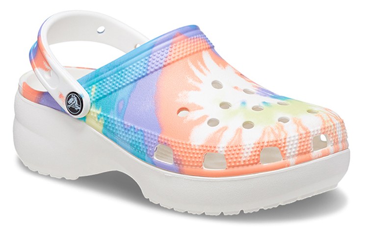 Crocs Classic Clog Blue Orange Tie-Dye