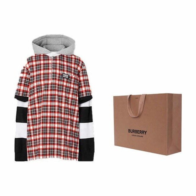 Burberry Rugby Shirt Bright Red