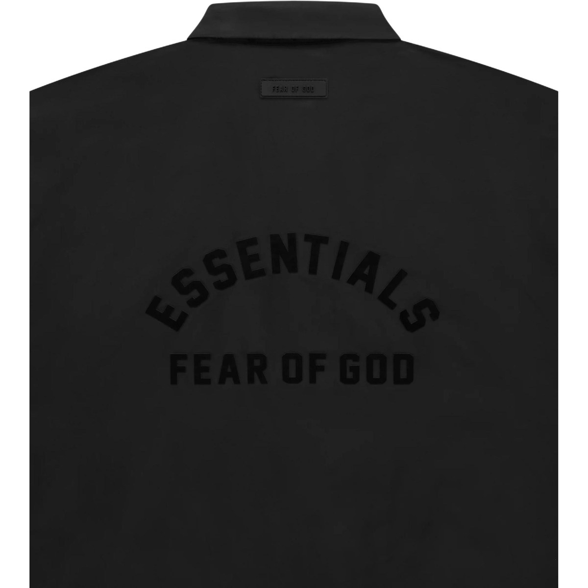 Fear of God Essentials Coaches Jacket Jet Black