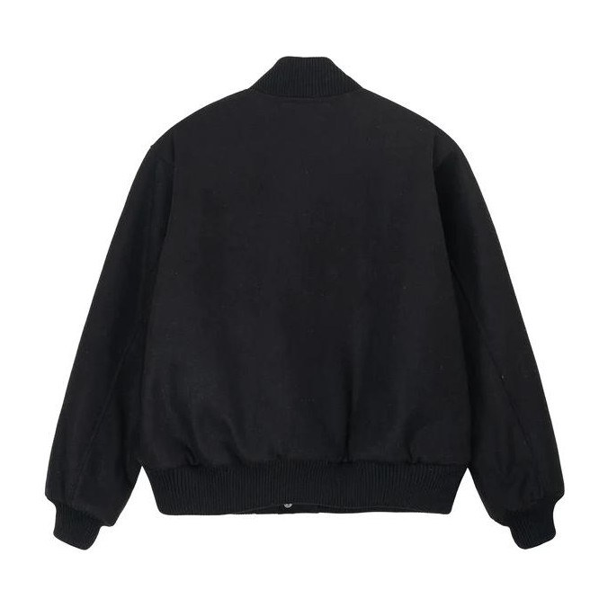 Stussy SS-LINK Varsity Jacket Black
