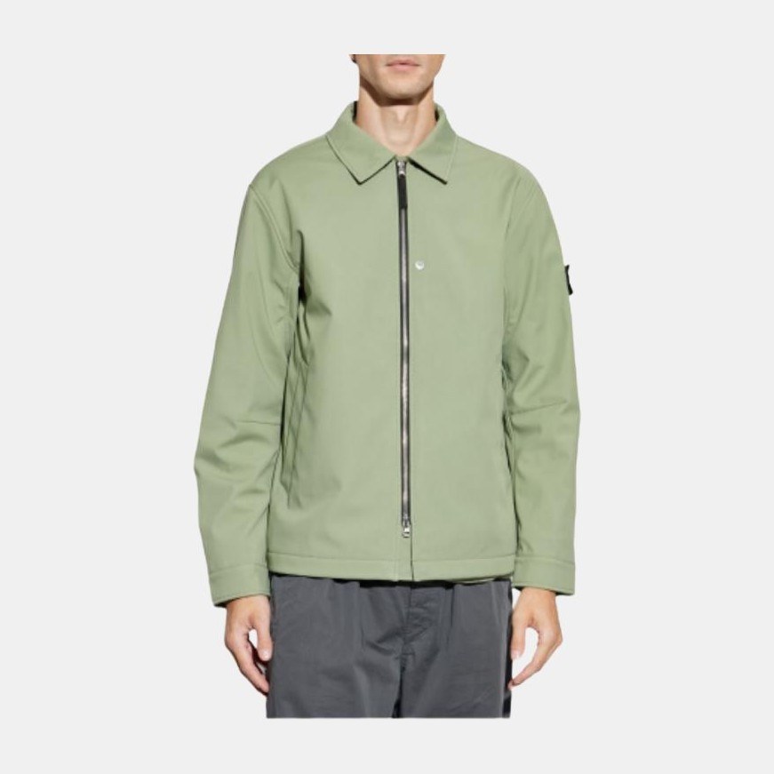 Stone Island Logo Patch Zip Jacket