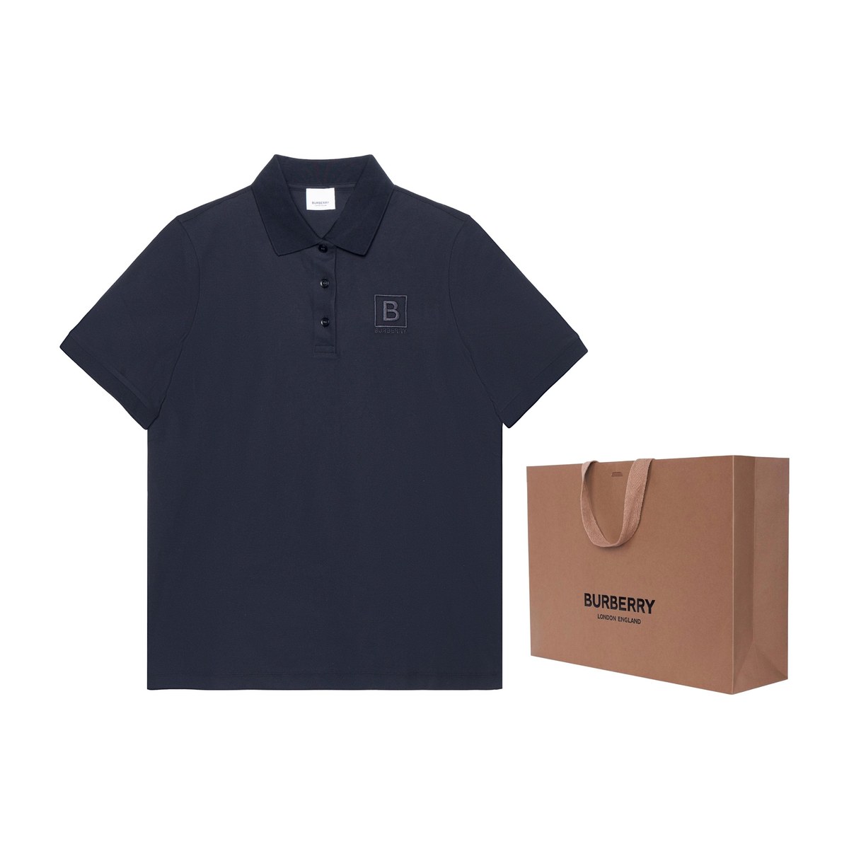 Burberry Polo Shirt Navy