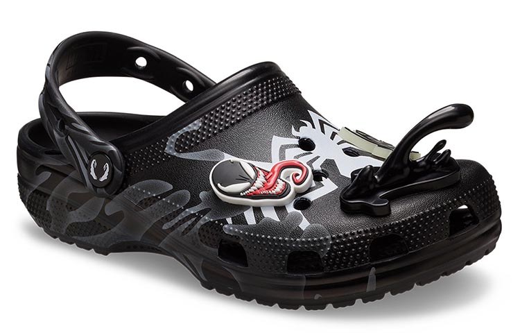 Crocs Spider-Man Venom Classic Clogs Black