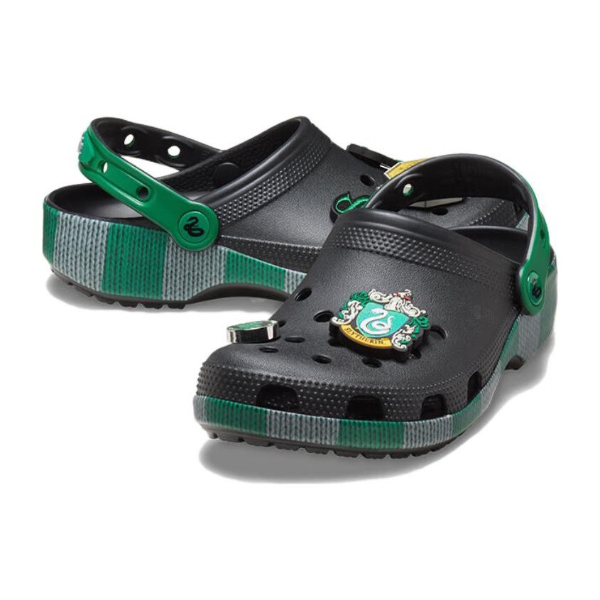 Crocs EVA Clogs Black Green