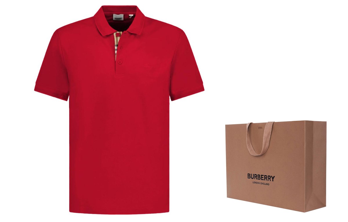 Burberry Polo Shirt Red