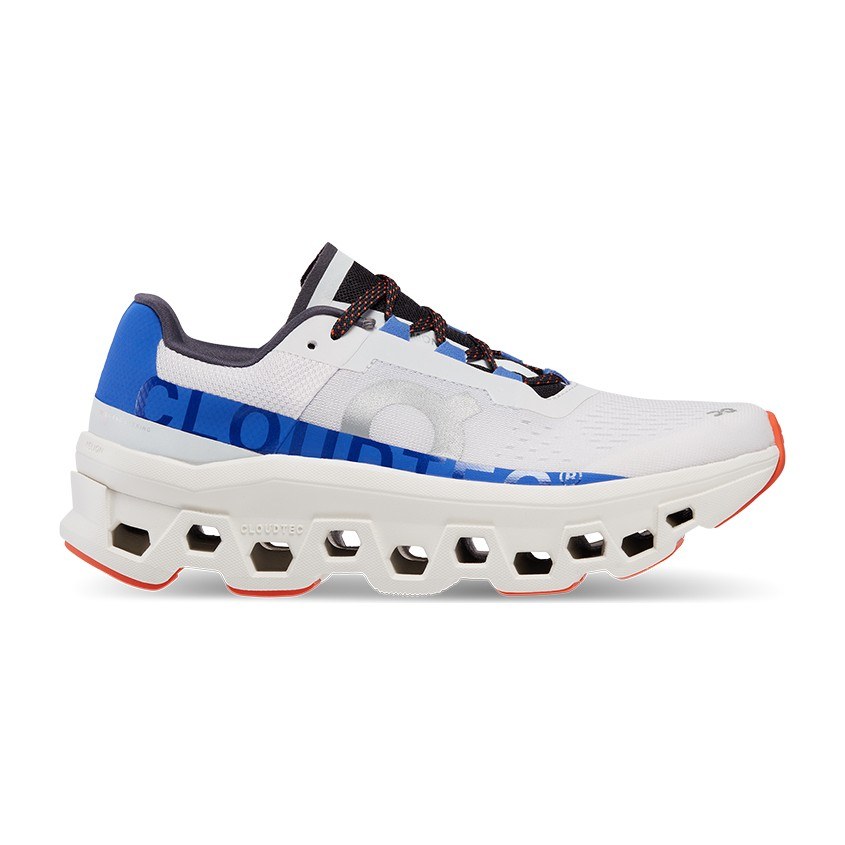 On Cloudmonster White Navy