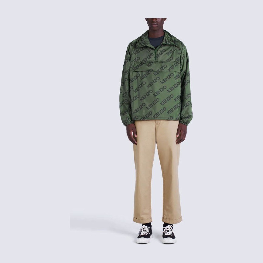 KENZO FW22 Logo Hoodie Jacket Green