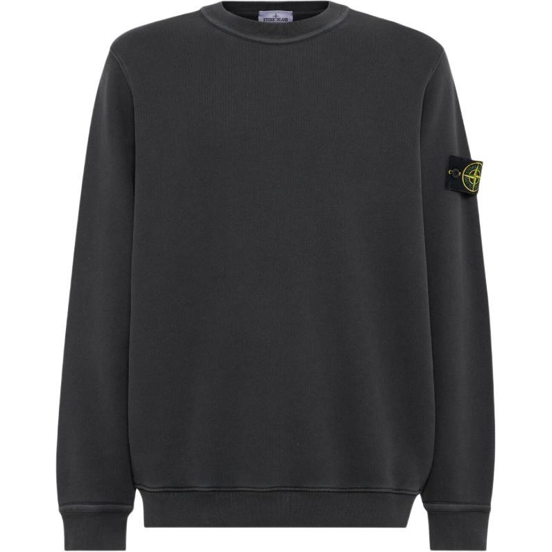 Stone Island Crew Neck Sweatshirt Lead Grey
