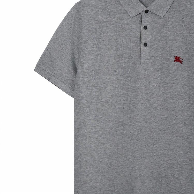 Burberry Polo Shirt Light Grey