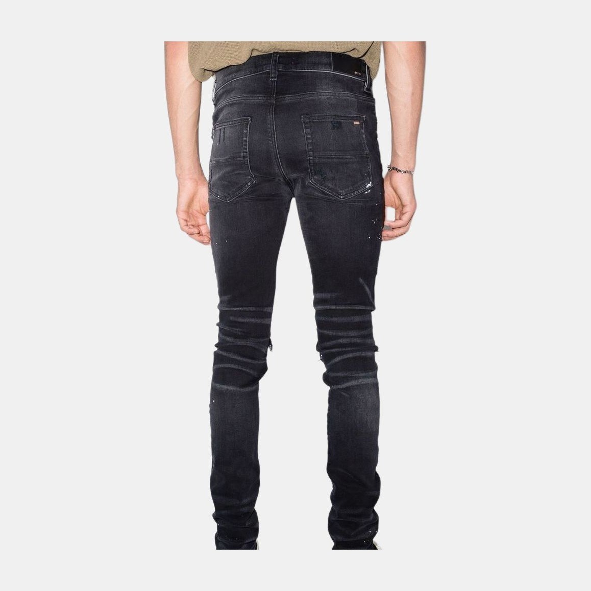 AMIRI SS22 Distressed Jeans Black