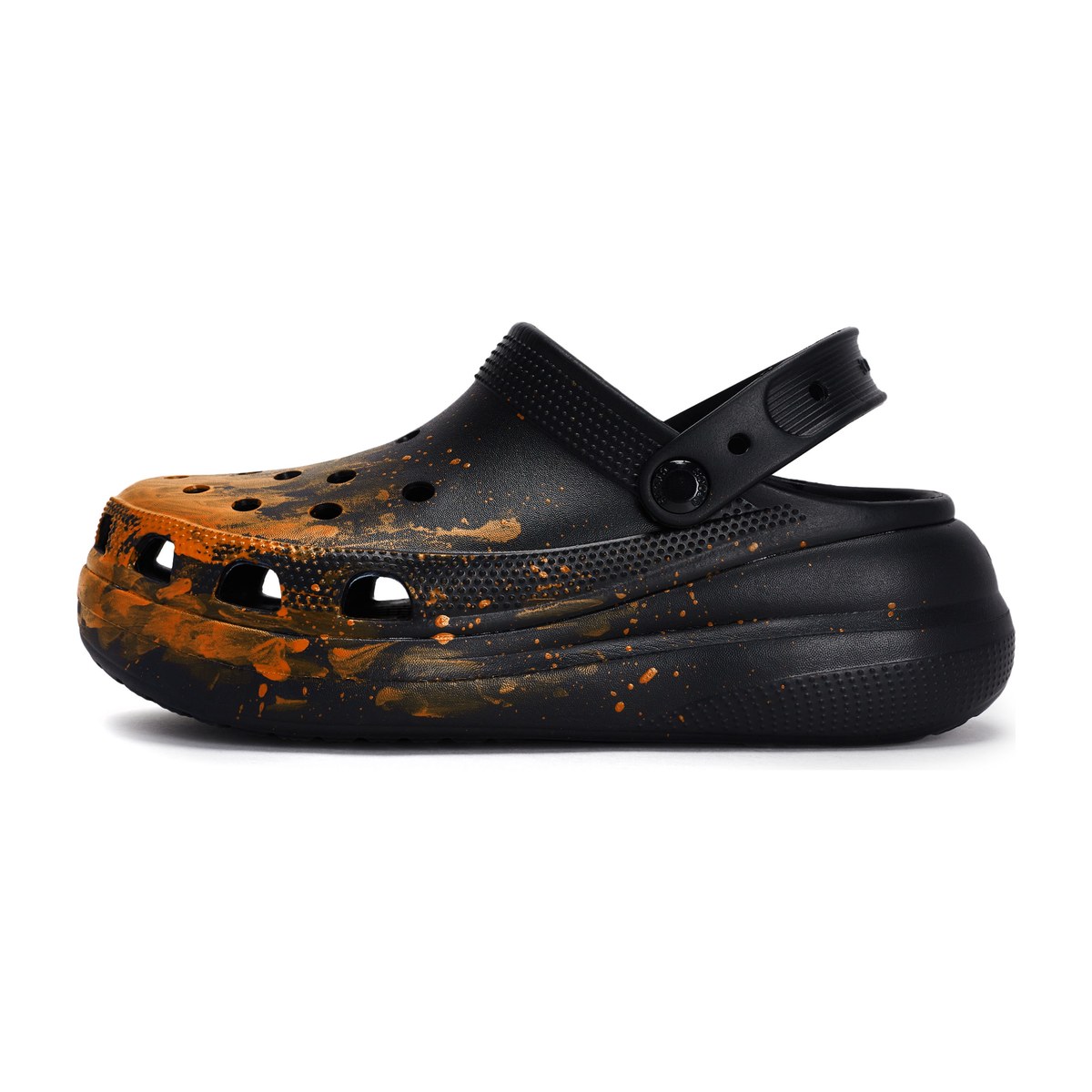 Crocs Classic Clog Black Orange