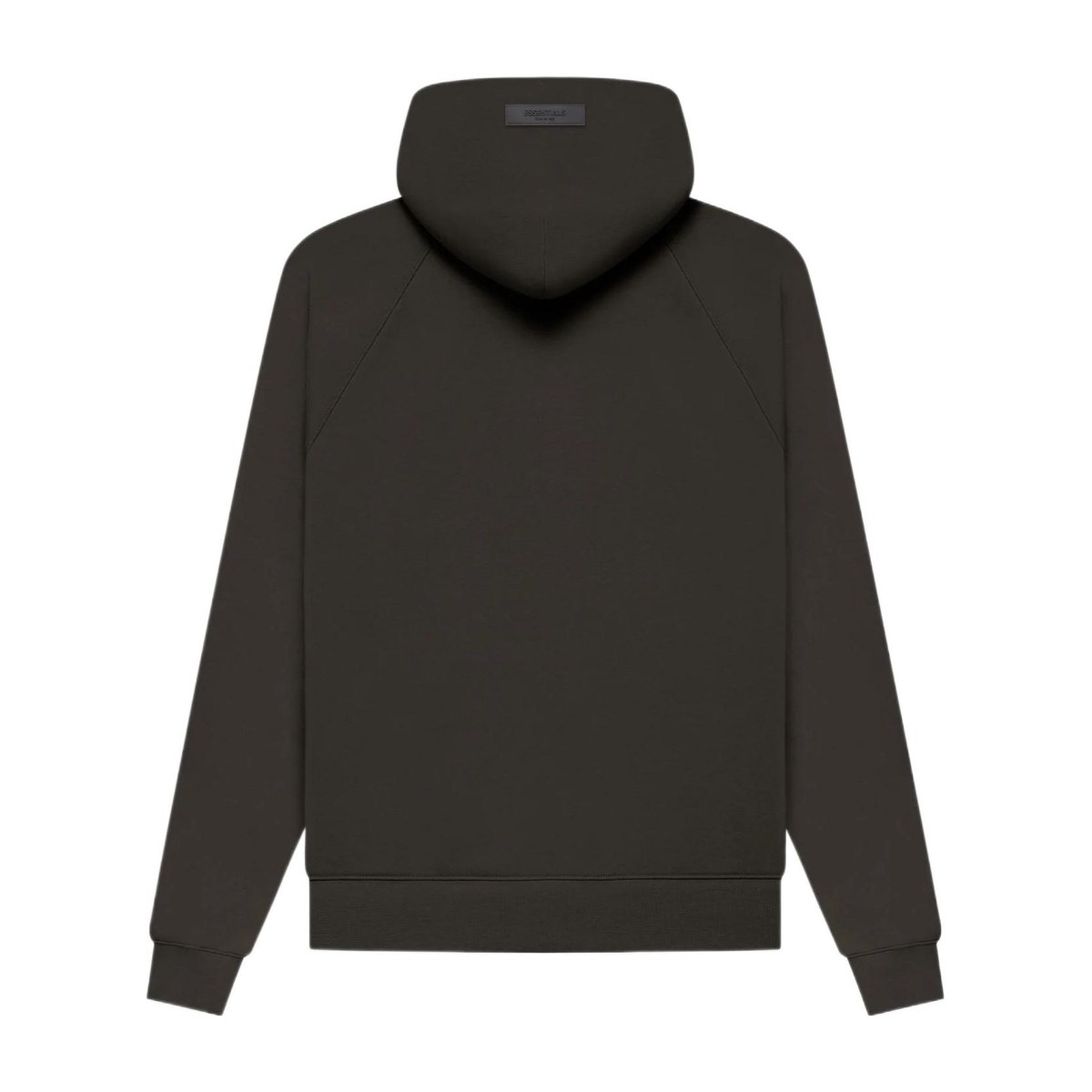 Fear of God Essentials Hoodie Wood Off Black