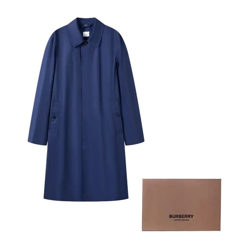Burberry Trench Coat Blue