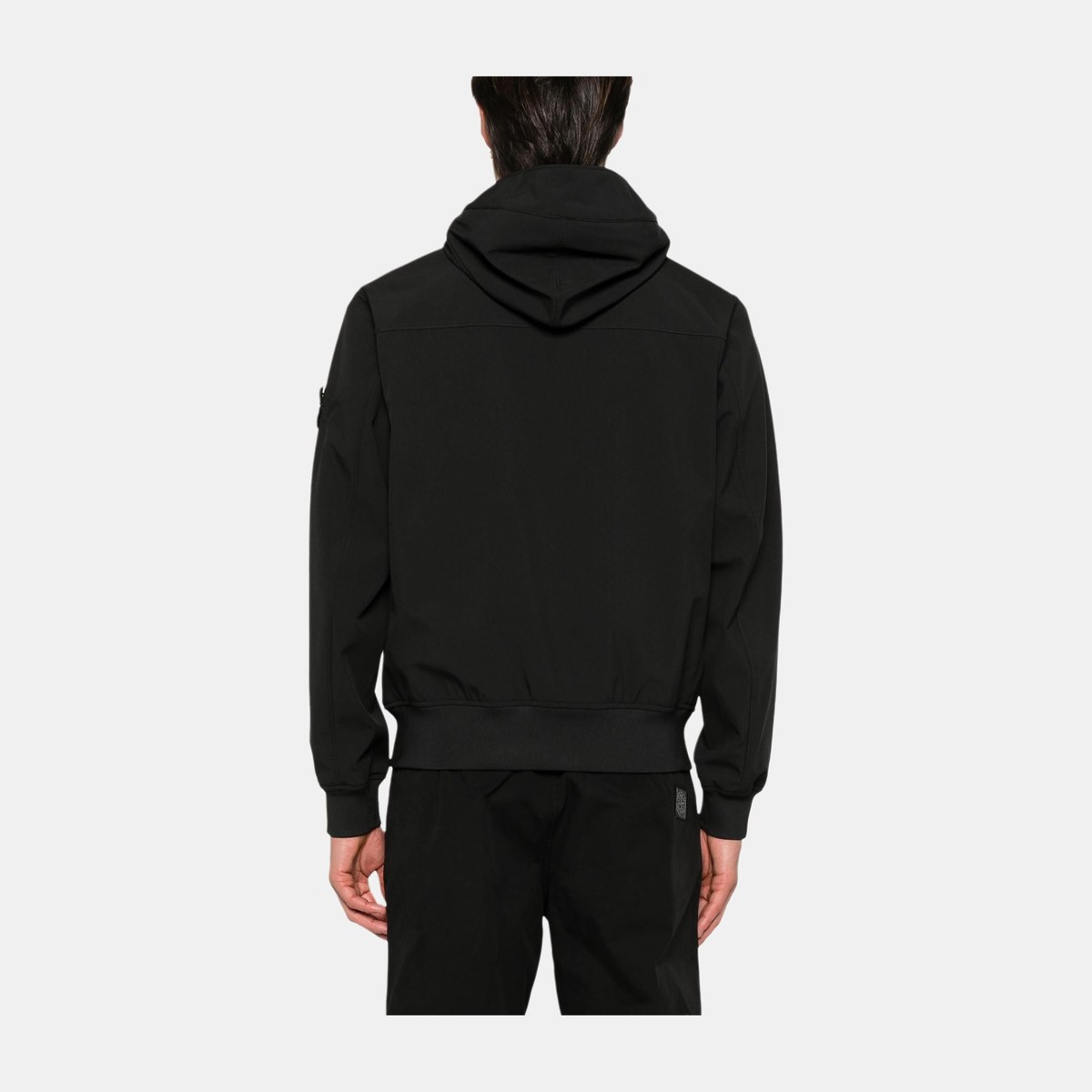 Stone Island Soft Shell Jacket Black