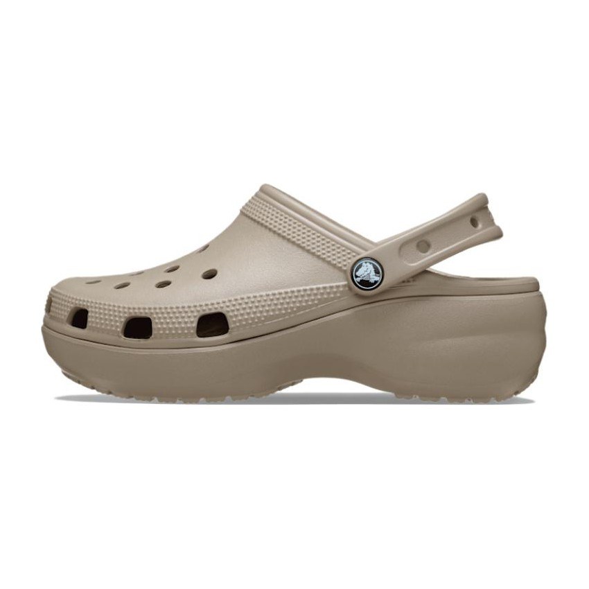 Crocs Classic Platform Clog Taupe